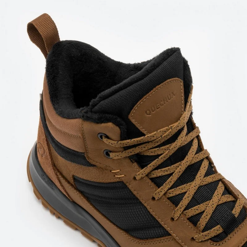 BOTAS DE SENDERISMO CÁLIDAS E IMPERMEABLES NH500 PIEL QUECHUA3