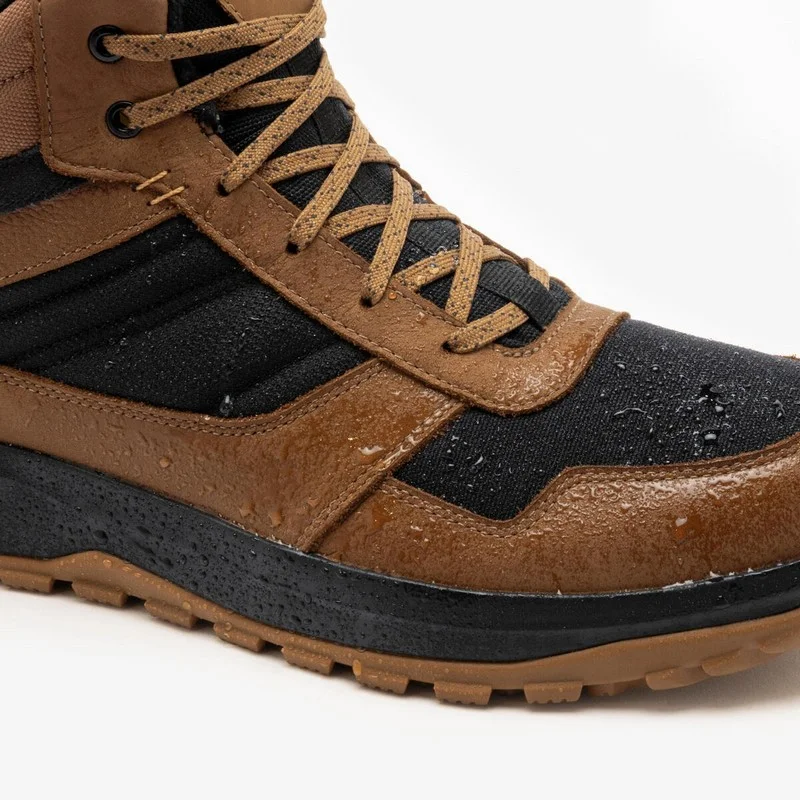 BOTAS DE SENDERISMO CÁLIDAS E IMPERMEABLES NH500 PIEL QUECHUA4