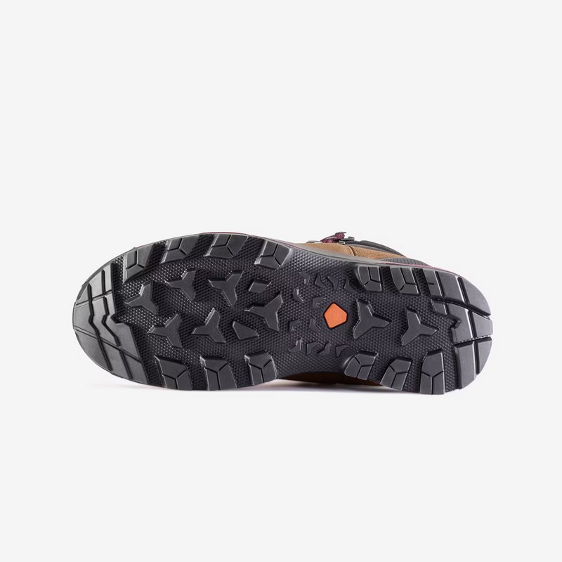 Botas impermeables de piel Forclaz TREK1004