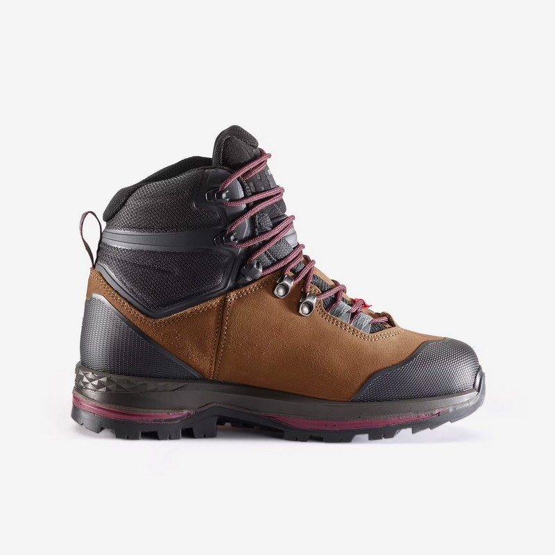 Botas impermeables de piel Forclaz TREK1005