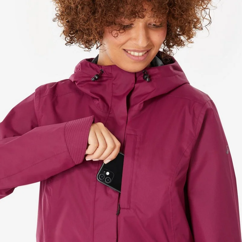 CHAQUETA IMPERMEABLE MONTAÑA Y TREKKIG NH500 QUECHUA8