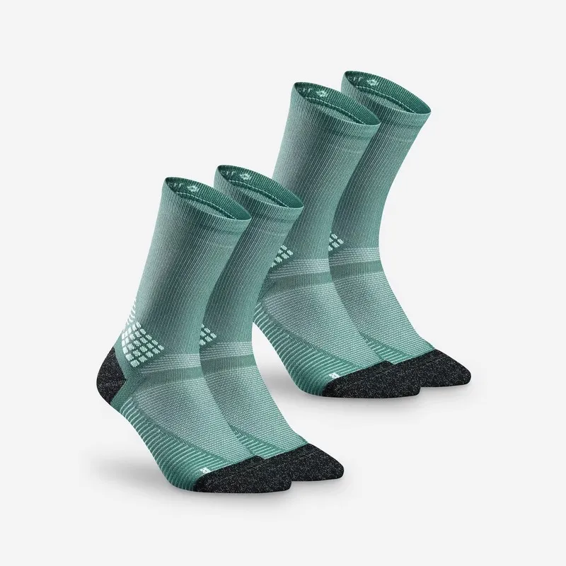 calcetines para actividades al aire libre calcetines Quechua MH500 calcetines para trekking y senderismo medias para excursiones accesorios para trekking calcetines para evitar rozaduras calcetines Quechua MH500