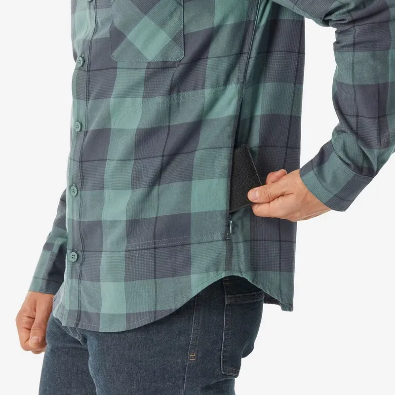 Camisa de montaña y trekking travel 500 FORCLAZ5