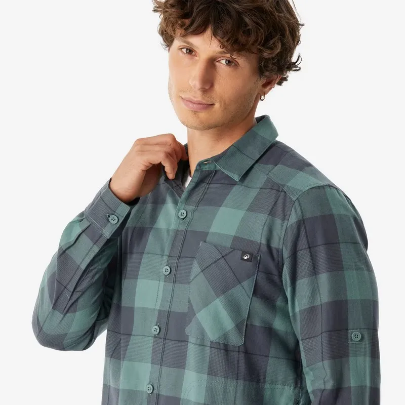Camisa de montaña y trekking travel 500 FORCLAZ7