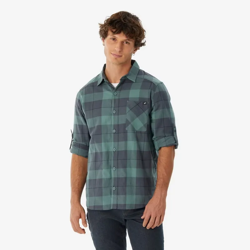Camisa de montaña y trekking travel 500 FORCLAZ9