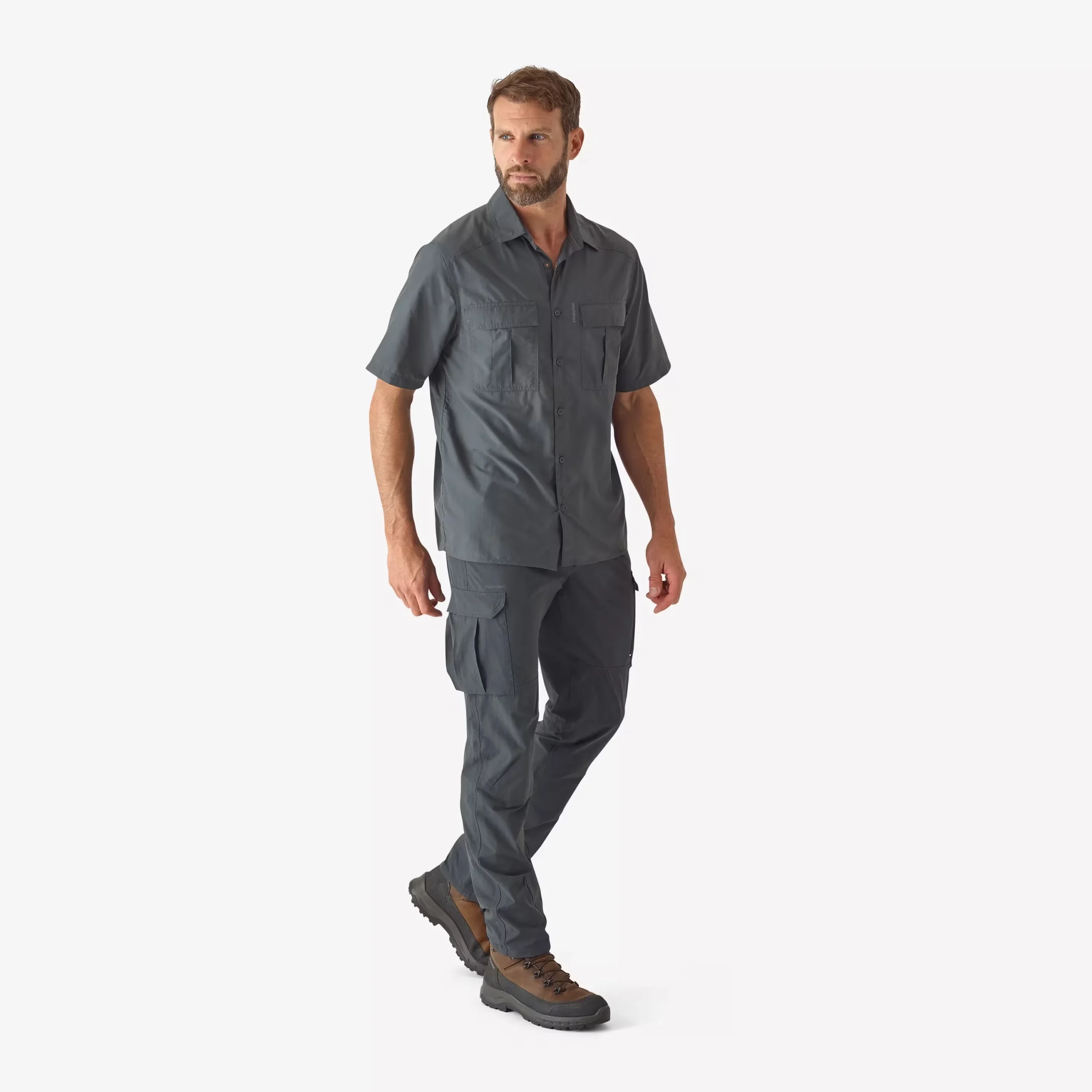 Camisa hombre manga corta transpirable SOLOGNAC6