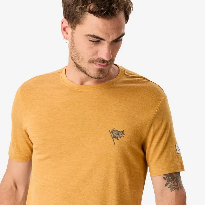 camiseta de lana merino hombre camiseta para senderismo hombre camiseta Merino Fresh hombre camiseta técnica hombre camiseta de lana merino ligera camiseta de montaña hombre
