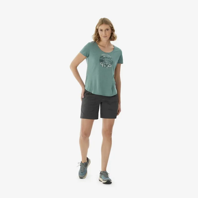 Camiseta de montaña y trekking manga corta NH500 QUECHUA2