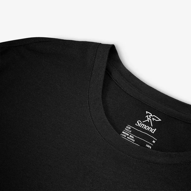 Camiseta de montaña y trekking manga corta lana merino Forclaz SIMOND7