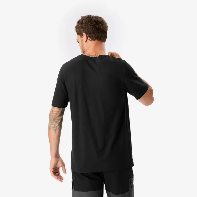 Camiseta de montaña y trekking manga corta lana merino Forclaz SIMONDCamiseta de montaña y trekking manga corta lana merino Forclaz SIMO