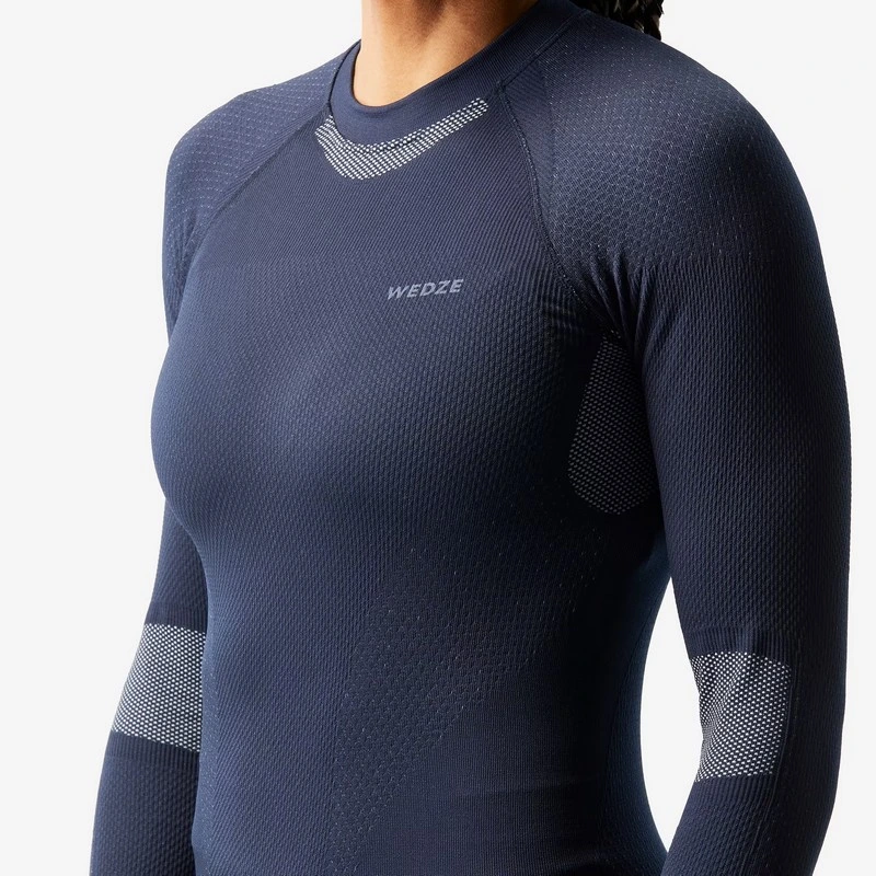 camiseta térmica mujer primera capa snowboard mujer camiseta snowboard mujer camiseta térmica Wedze mujer camiseta Wedze BL500