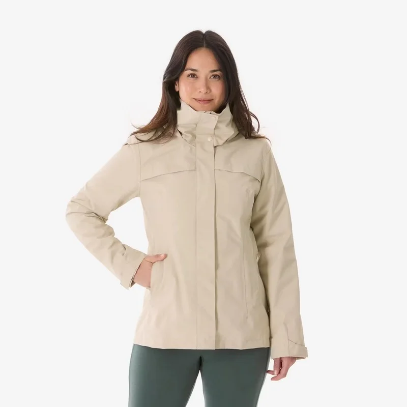 Casaca impermeable 3 en 1 Forclaz NH100