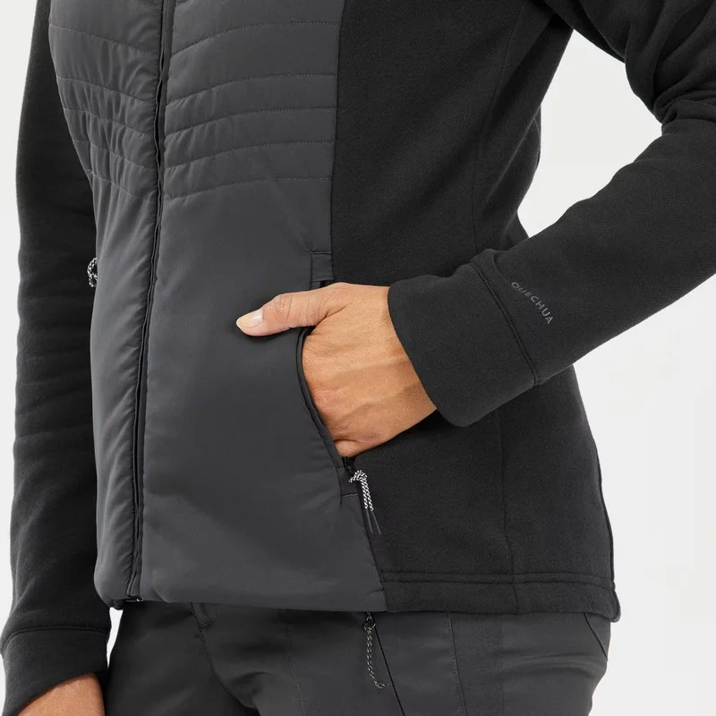 Casaca polar de montaña y trekking Quechua NH500 HYBRID3