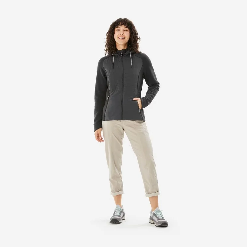 Casaca polar de montaña y trekking Quechua NH500 HYBRID5