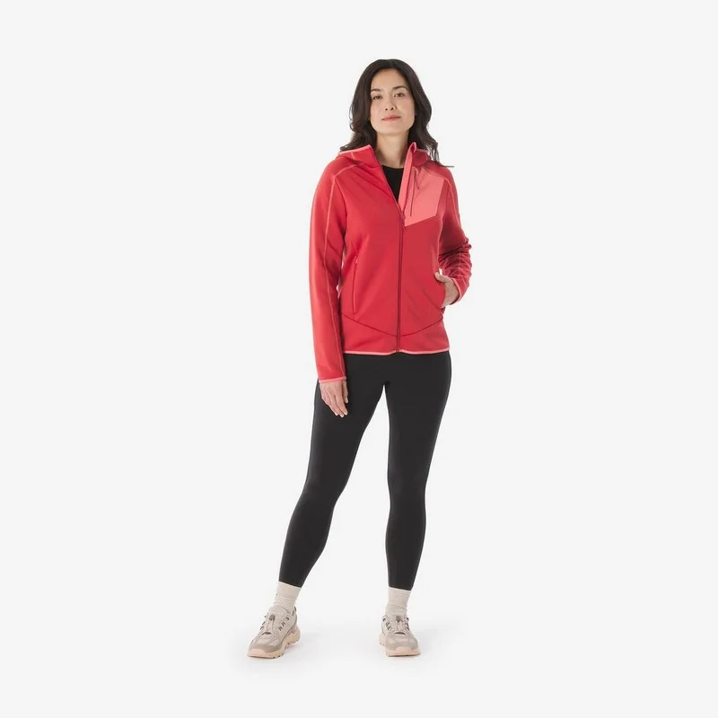 Casaca polar ligera de montaña mujer QUECHUA MH50023456