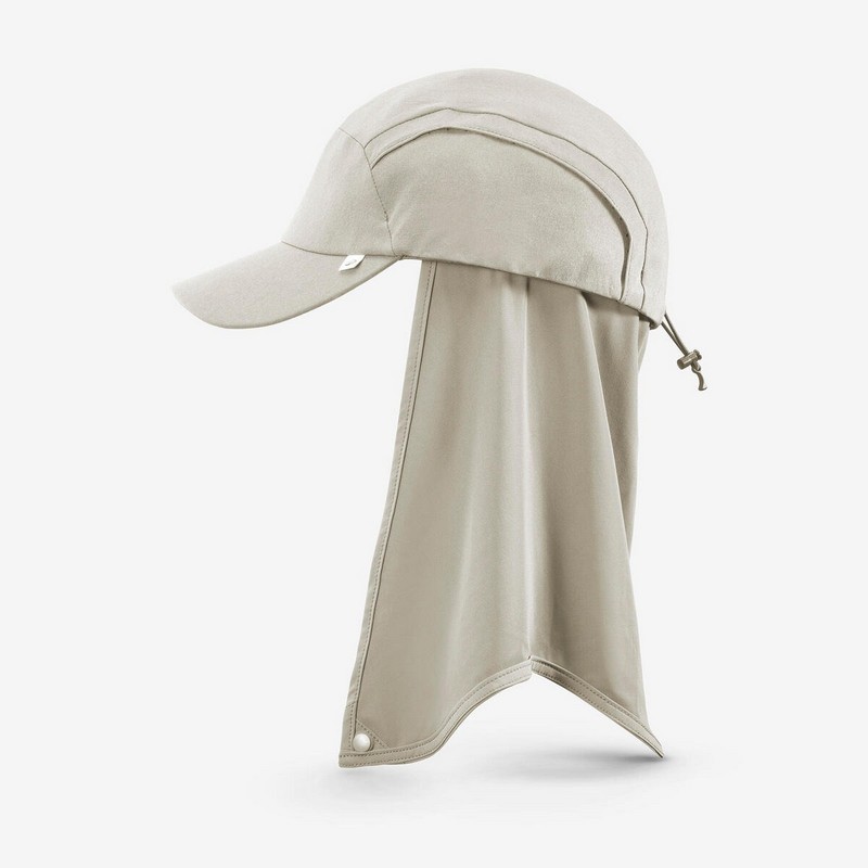 gorra con proteccion solar gorra con protector de cuello gorra de trekking gorra uv gorra beige mujer gorra beige hombre gorra con vicera