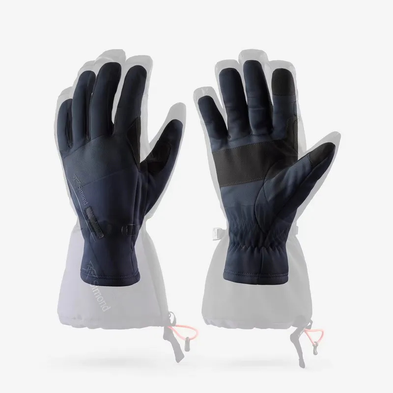 guantes de montaña impermeables guantes impermeables para montaña guantes para usar bastones de trekking accesorios para trekking y alpinismo guantes Spindrift 2 en 1 guantes para usar bastones de trekking