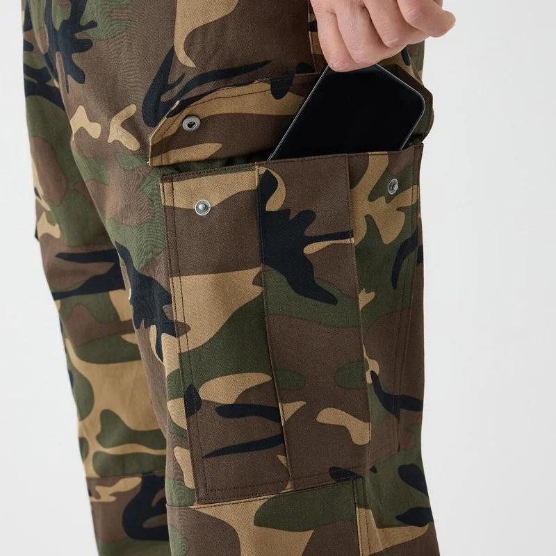 Pantalón cargo hombre Camuflaje Resistente Steppe SOLOGNAC5