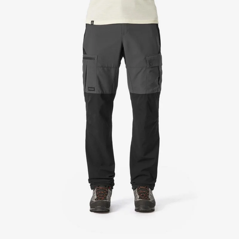 Pantalón trekking hombre MT500 Forclaz/Simond - GRIS, 30