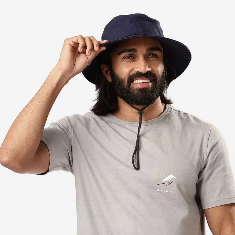 sombrero de montaña con protección solar sombrero transpirable para trekking sombrero para caminatas al aire libre equipamiento para trekking y montaña sombrero Forclaz MT100 sombrero para protegerse del sol