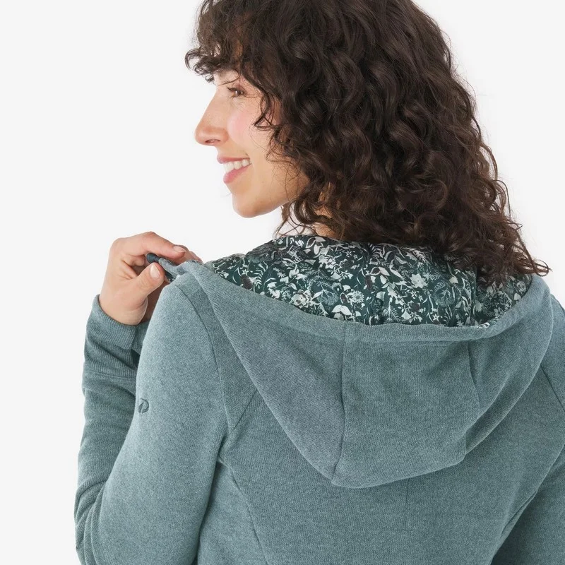 sudadera de montaña mujer sudadera para montaña mujer sudadera Quechua mujer Quechua NH500 mujer sudadera para actividades al aire libre