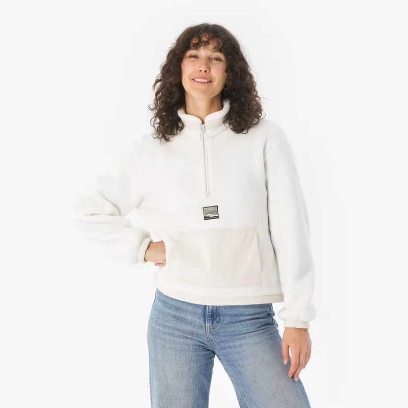 sudadera polar mujer forro polar trekking mujer sudadera Quechua MH100 polar Quechua MH100