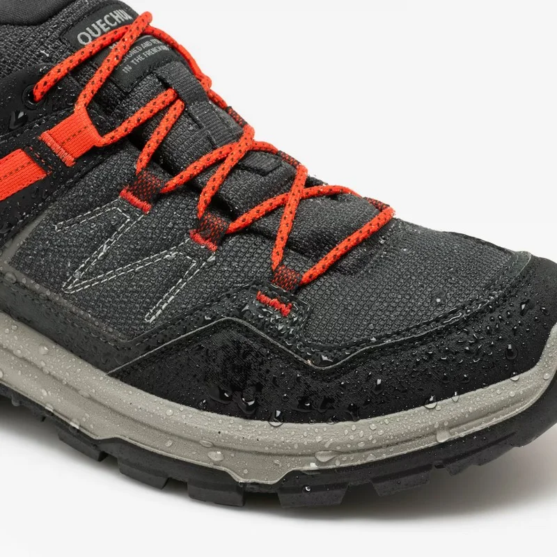 zapatillas de trekking impermeables hombre zapatillas para caminar montaña hombre zapatillas Quechua MH100 zapatillas MH100 zapatillas de trekking hombre calzado impermeable para trekking hombre