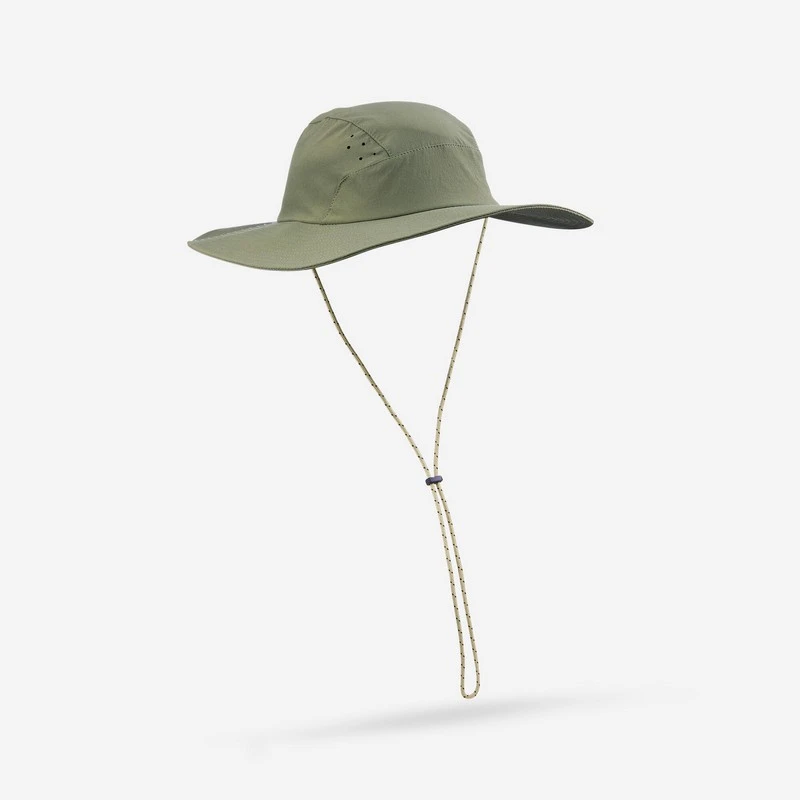 sombrero-trekking-anti-uv-mt500-hombre-caqui